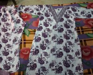 Floral Print Kurta and pant set size S