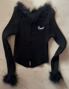 Black Korean Style Top