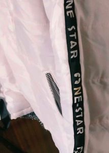 Stylish White Jacket for girls like new no damages