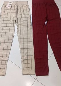 Stylish Checked Leggings - Comfy &amp; Chic