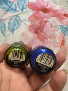 2 Sinful Colors Nail Polish Bottles