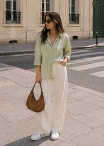 New with tag Korean Elegant Light Green Oversized