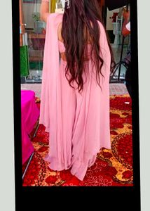 💕 Beautiful Baby Pink Party Wear Dress