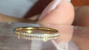Palmonas Dainty Diamond Band Ring