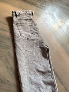 Stylish Acid Wash Wide Leg Jeans
