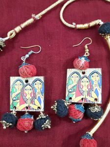 Handcrafted Ethnic Necklace &amp; Earring Set