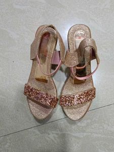Sparkly Gold Party Heels