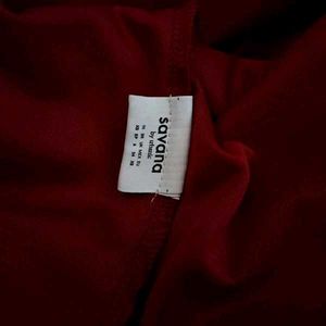 Elegant Halter Neck Wine Red Top