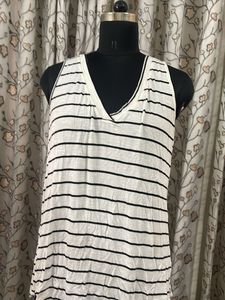 Striped V-Neck Tank Top