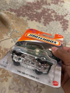 Matchbox Shleby Cobra Green Card little damage