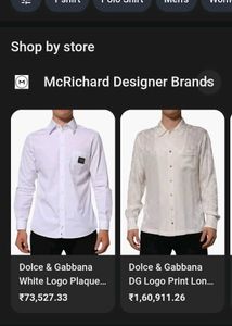 Dolce &amp; Gabbana Men's Slim Fit White Shirt
