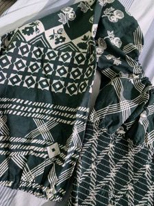 Boho Smocked Puff Sleeve Dress