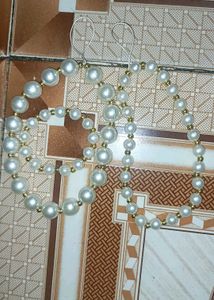 Pearl Initial Phone Charms