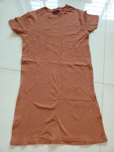 Terracotta Orange Bodycon Dress