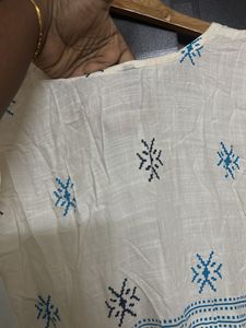 white long kurti