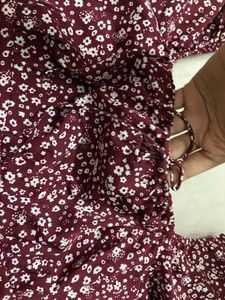 Cute Floral Midi Dress