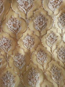 Beautiful... Yellow Suit With Full Thread And Ston