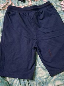 Navy Blue "Let's Play!" Shorts