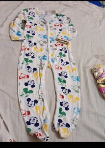 18-24 mnth Cute Mickey Mouse Baby Sleepsuit
