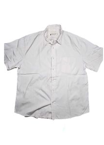 Men's Short Sleeve Button-Up Boxy Shirt