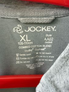Grey Jockey Zip-Up Jacket