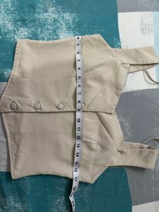Chic Beige Sleeveless Vest Top