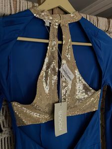Cutout Sequin Back Jumpsuit