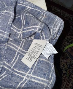 🇨🇳 imported Blue Plaid Tunic Shirt