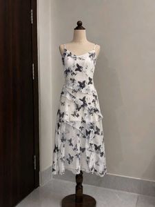 midnight butterfly dress