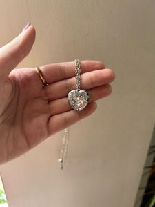 Claires Dainty Pendant Silver Necklace