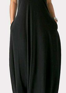 Emery rose Black Sleeveless Maxi Dress