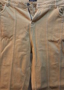 Mustard Yellow Jeans Never Worend