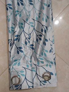 Stylish Leaf Print Window Curtain