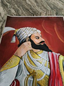 Handpainted Chhatrapati Shivaji Maharaj
