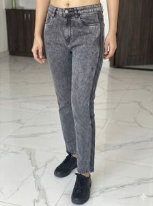 Stylish Grey Denim Jeans