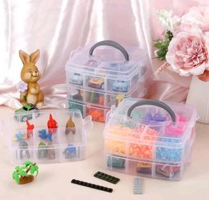 3 Layers 18 Grid Plastic Storage Box