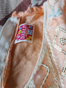 Elegant Peach Kurta Set
