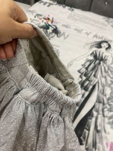Sparkly Silver Skirt