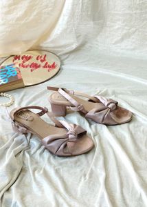 Ss Mauve Bow Sandle