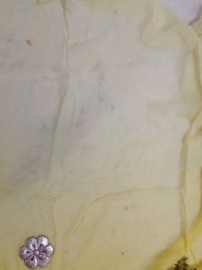 PURE YELLOW SAREE