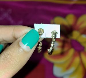 Western Earrings Golden