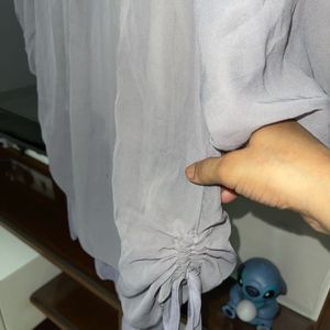 Sheer Layered Tunic Top