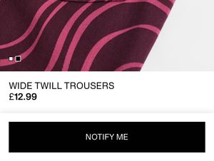 Wide Leg Patterned Pants