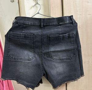 Kendall + Kylie Black Denim Shorts
