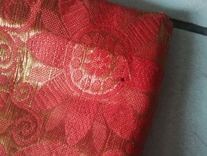 red dupatta/ shawl