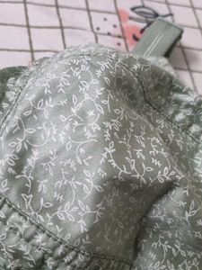 Mint Green Printed Bra