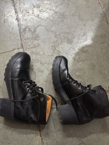Black Lace-Up Ankle Boots