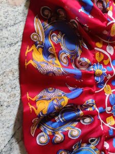 Georgette Customised Kalamkari Frock