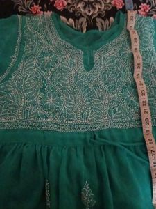 Chikankari Embroidered Dress
