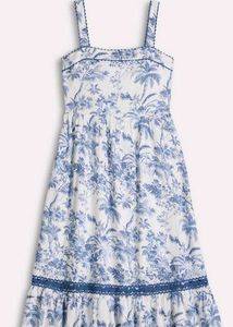 Blue Floral Maxi Dress